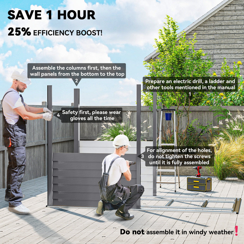 5 x 9ft Galvanised Metal Garden Shed with Foundation Kit, Outdoor Lean-to Shed, Tool Storage House with Lockable Doors, Gloves and 2 Air Vents for Patio Outsunny