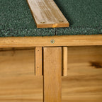 139 x 75 Fir Wood Garden Shed, with Asphalt Roof - Natural