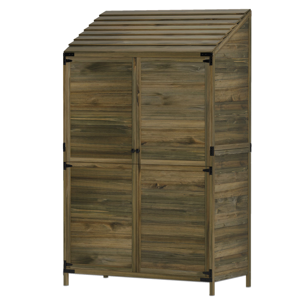 103.5 x 59 cm Wooden Garden Shed