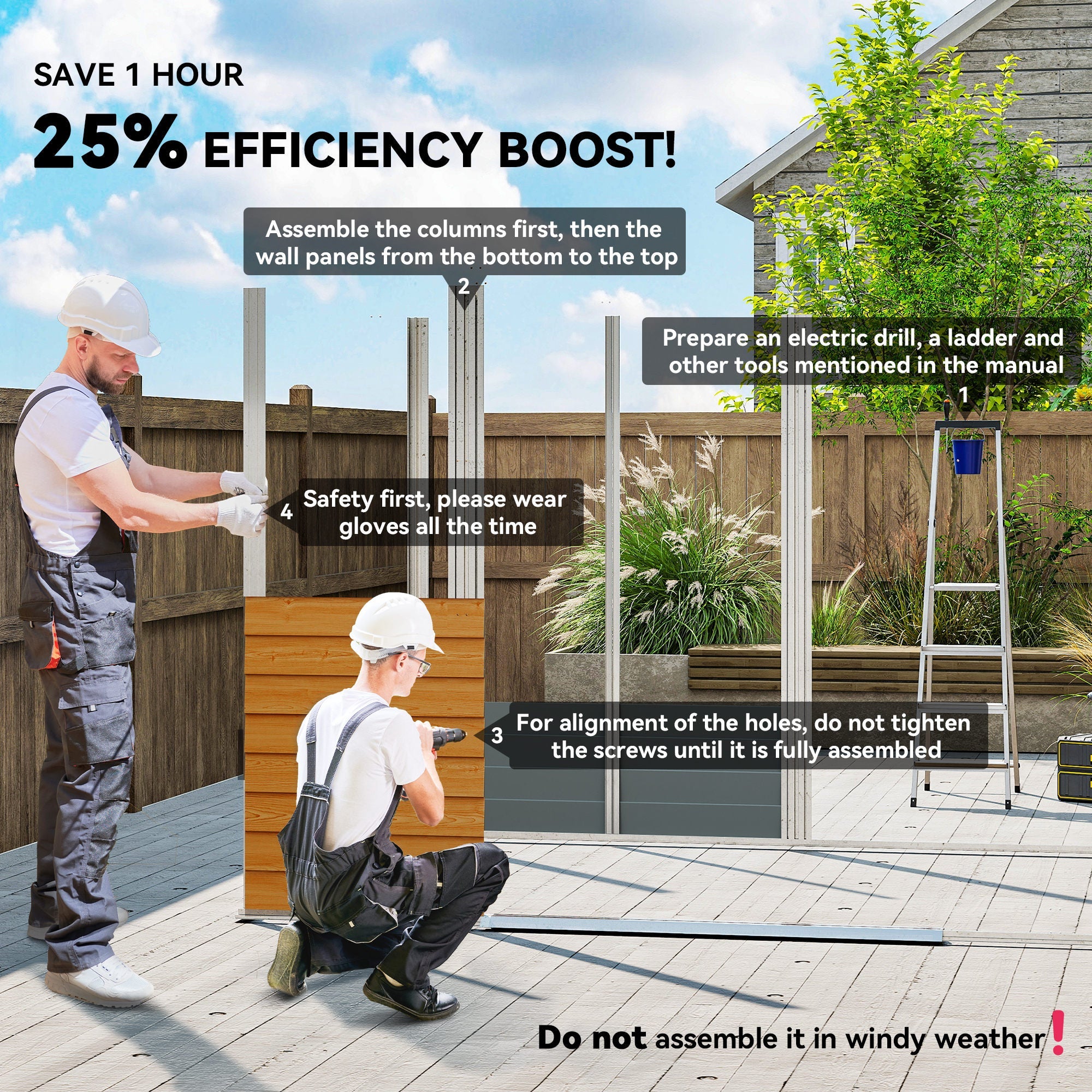 9 x 6ft Metal Garden Shed, House Hut Gardening Tool Storage with Ventilations, Sliding Door, Sloped Roof for Garden, Patio Outsunny