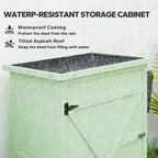 Wooden Small Shed, Garden Storage Shed with Shelves and Bolt Latch, 75L x 56W x115H cm Outsunny