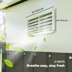 11.3 x 9.2ft Lean to Metal Garden Shed, Outdoor Galvanised Tool Storage House with Double Sliding Doors and 2 Air Vents