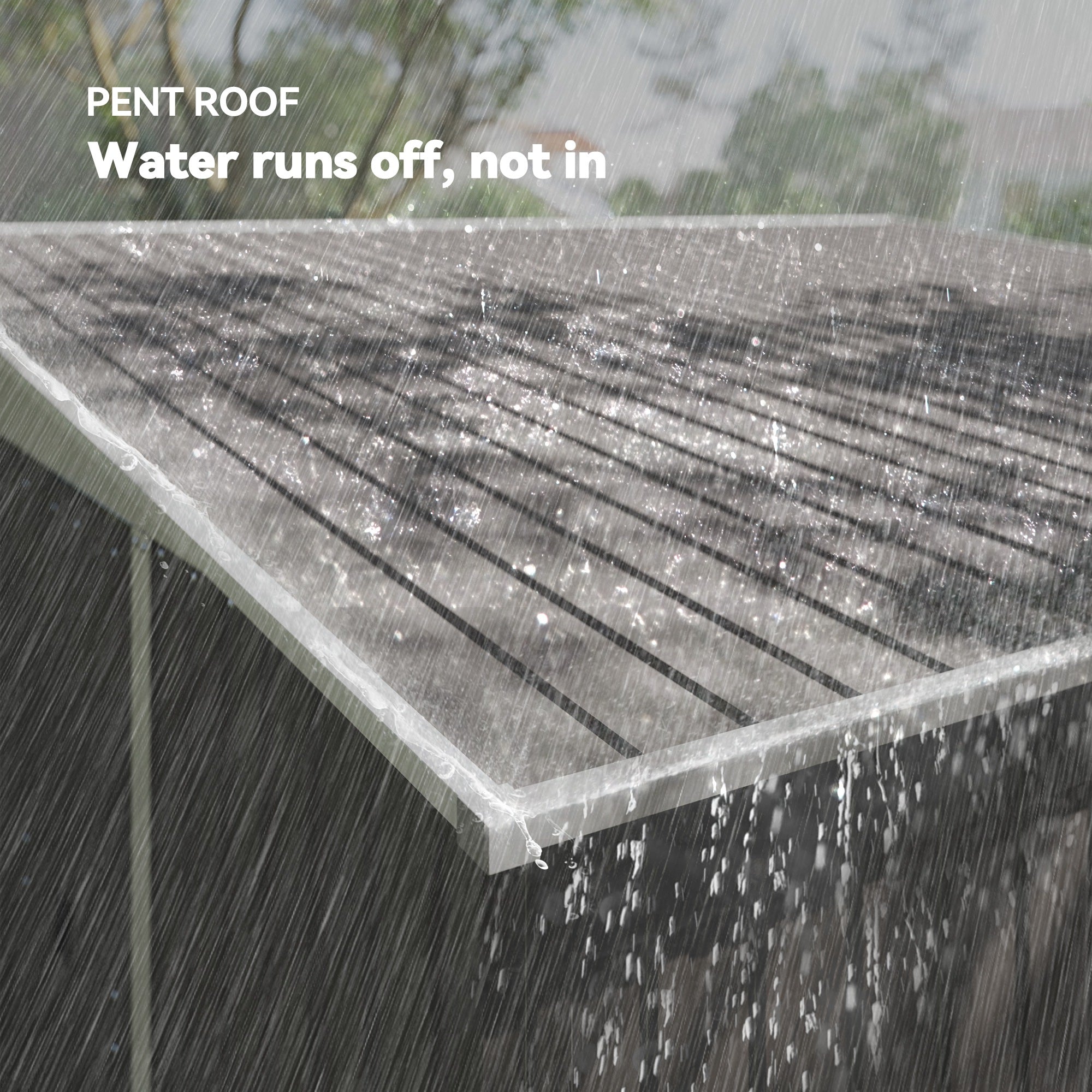 11.3 x 9.2ft Lean to Metal Garden Shed, Outdoor Galvanised Tool Storage House with Double Sliding Doors and 2 Air Vents