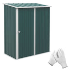 5.3 x 3.1ft Corrugated Steel Garden Shed Outsunny