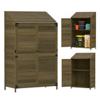 103.5 x 59 cm Wooden Garden Shed