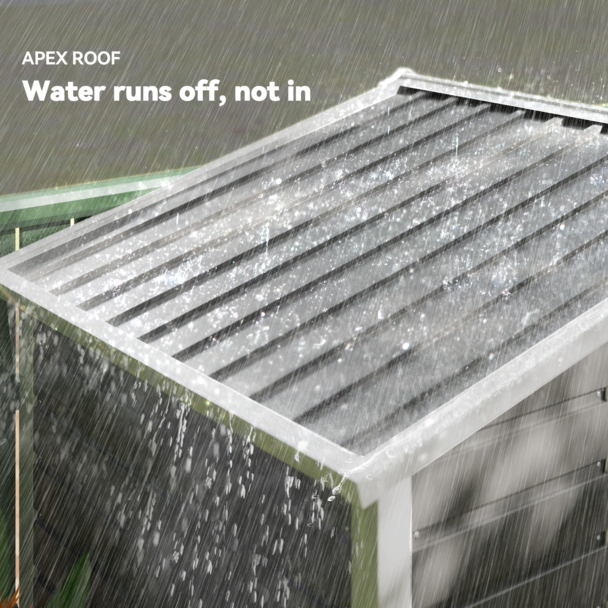 7 x 4ft Garden Shed, Easy to Assemble, Upgraded Galvanised Steel Frame with Foundation Kit, Double Doors with Lock, Outdoor Metal Shed with Vents and Gloves, Garden Storage Shed Outsunny