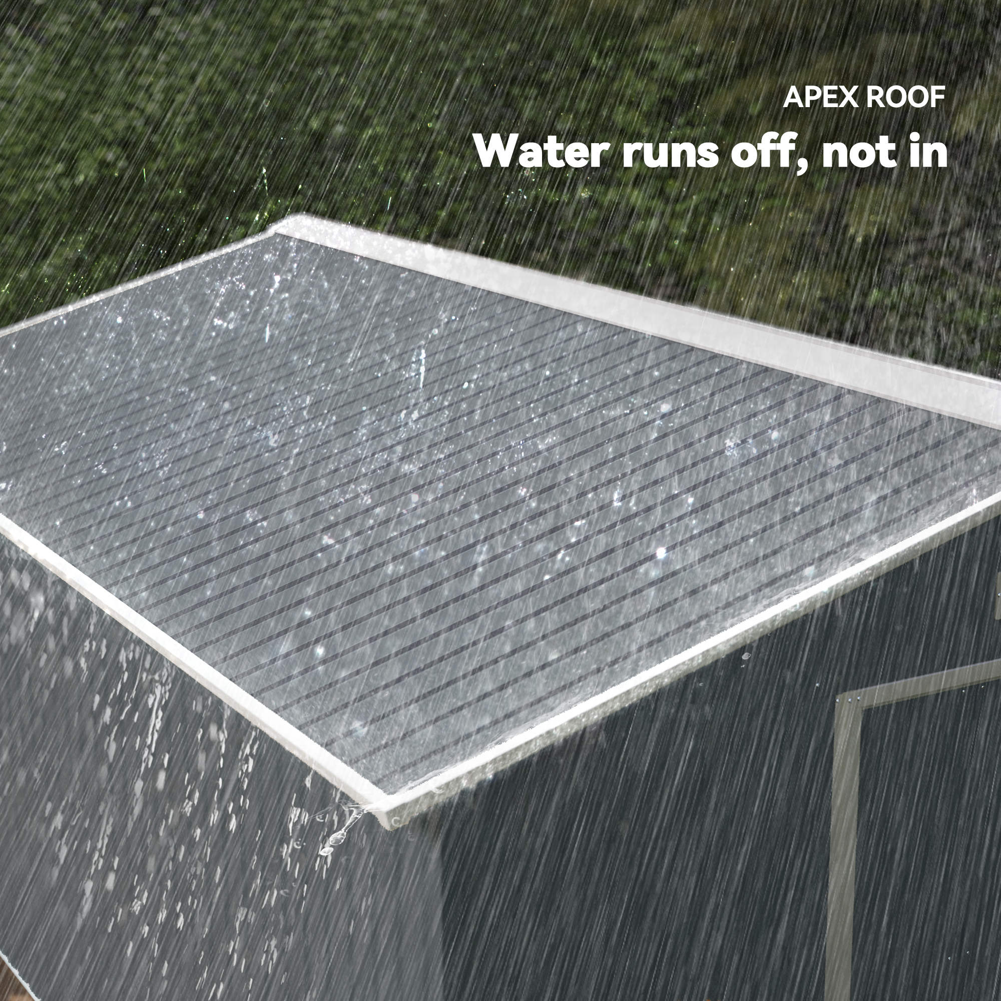 13 x 11ft Metal Garden Shed, Outdoor Storage Tool House with Ventilation Slots, Foundation Kit and Lockable Double Doors