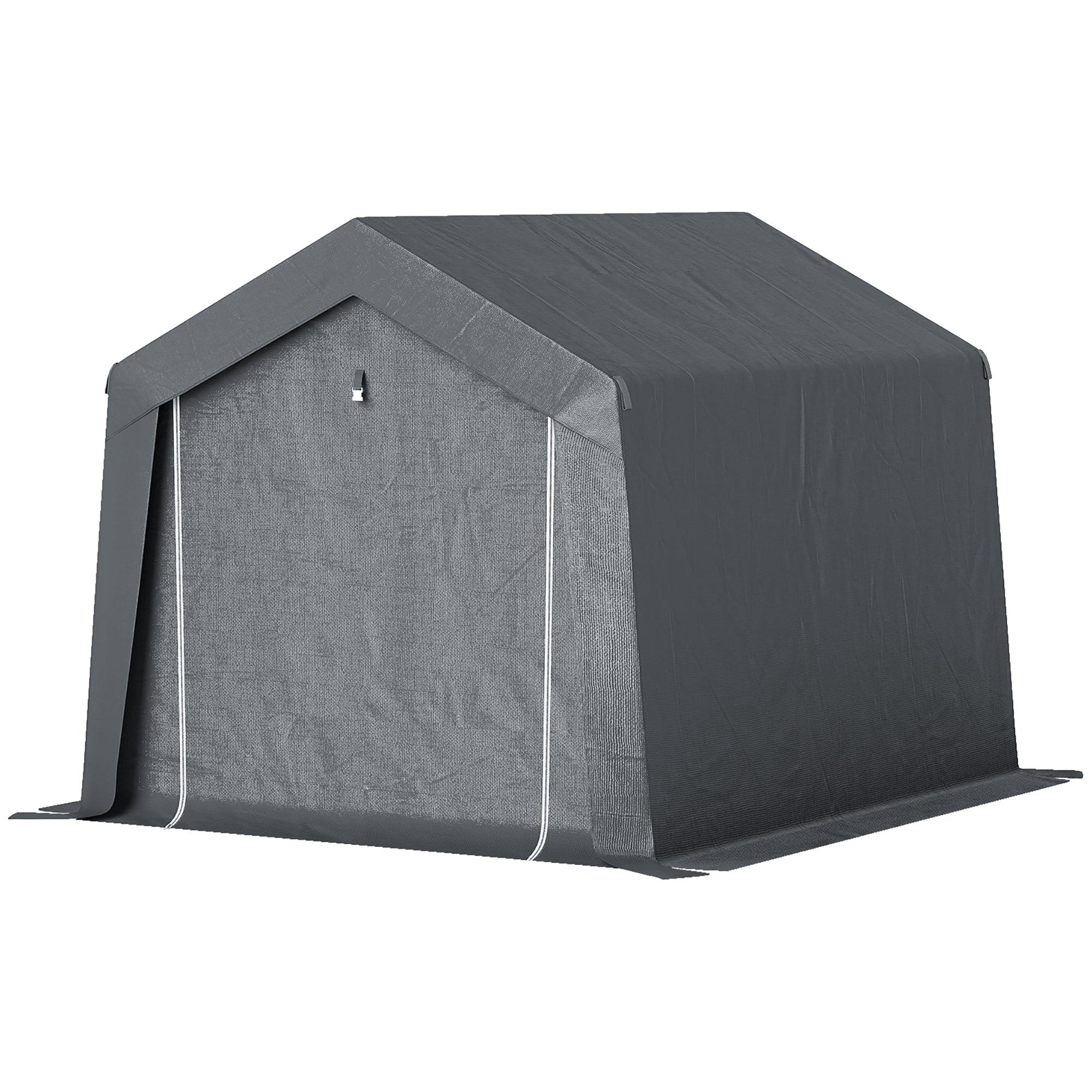 3.6 x 2.1m Portable Outdoor Shed, with Window Outsunny