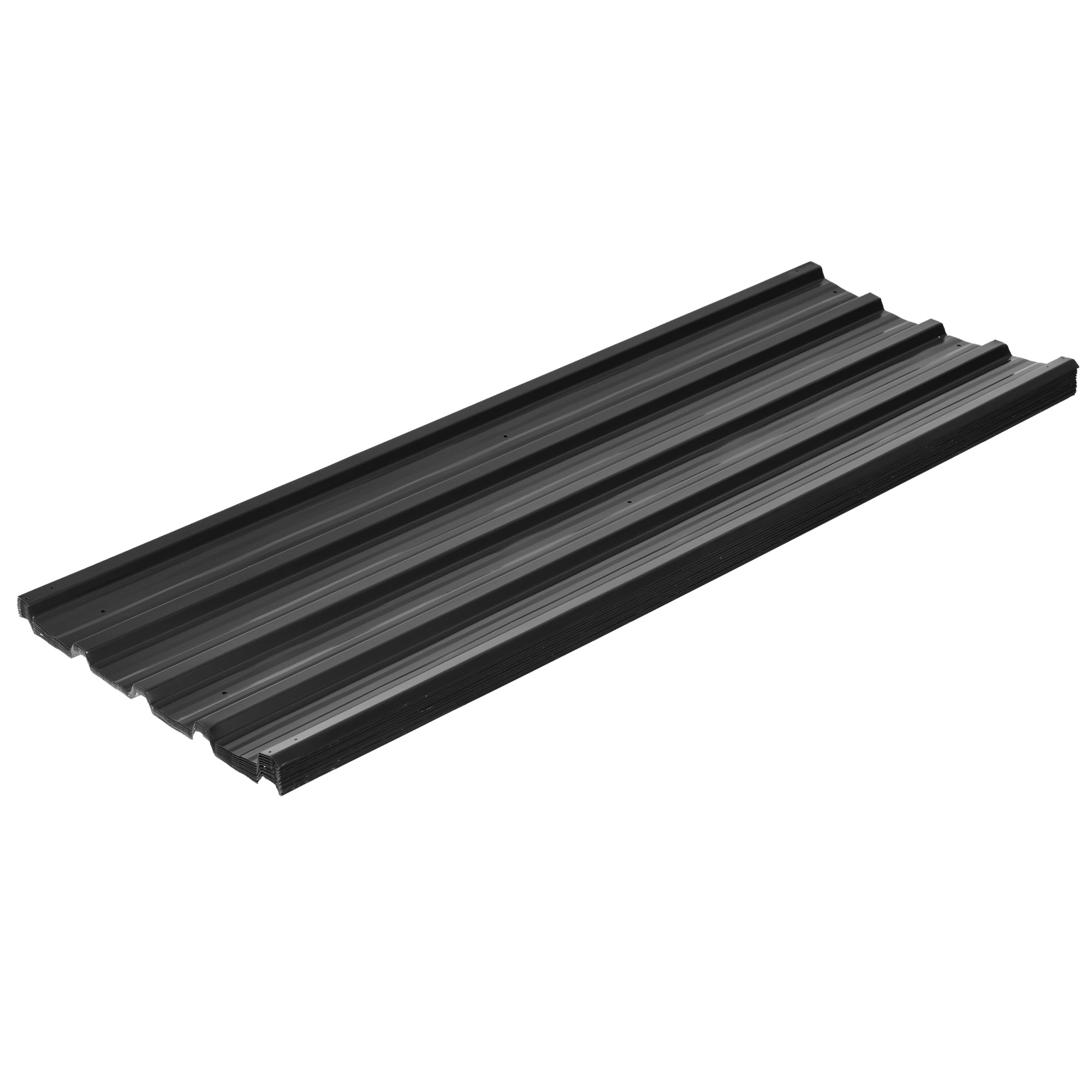 Set of 12 Corrugated Steel Roof Sheet Panels Outsunny
