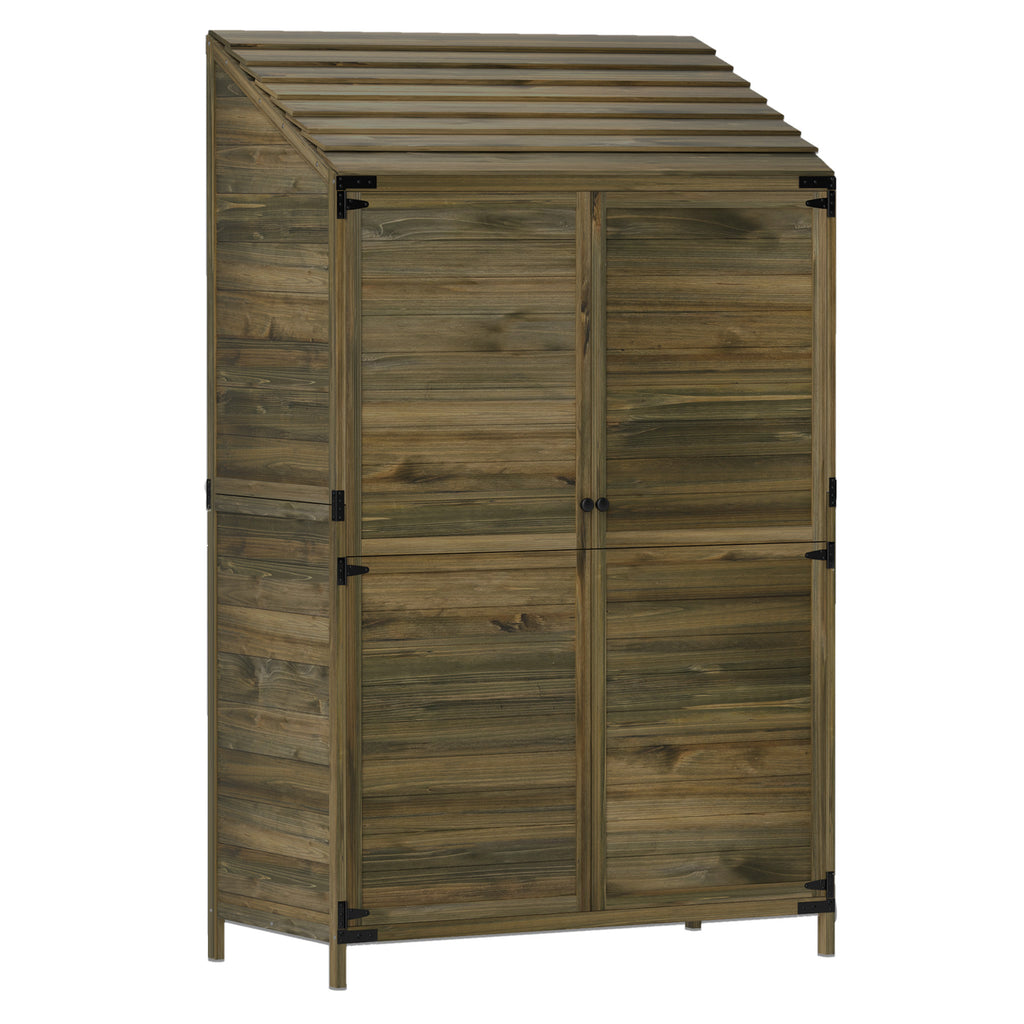 103.5 x 59 cm Wooden Garden Shed