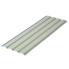 Corrugated Roofing Sheets, Pack of 24, Galvanised Metal Roofing Sheets for Greenhouse, Garage, Storage Shed, Carport, 129 x 45cm, Green Outsunny
