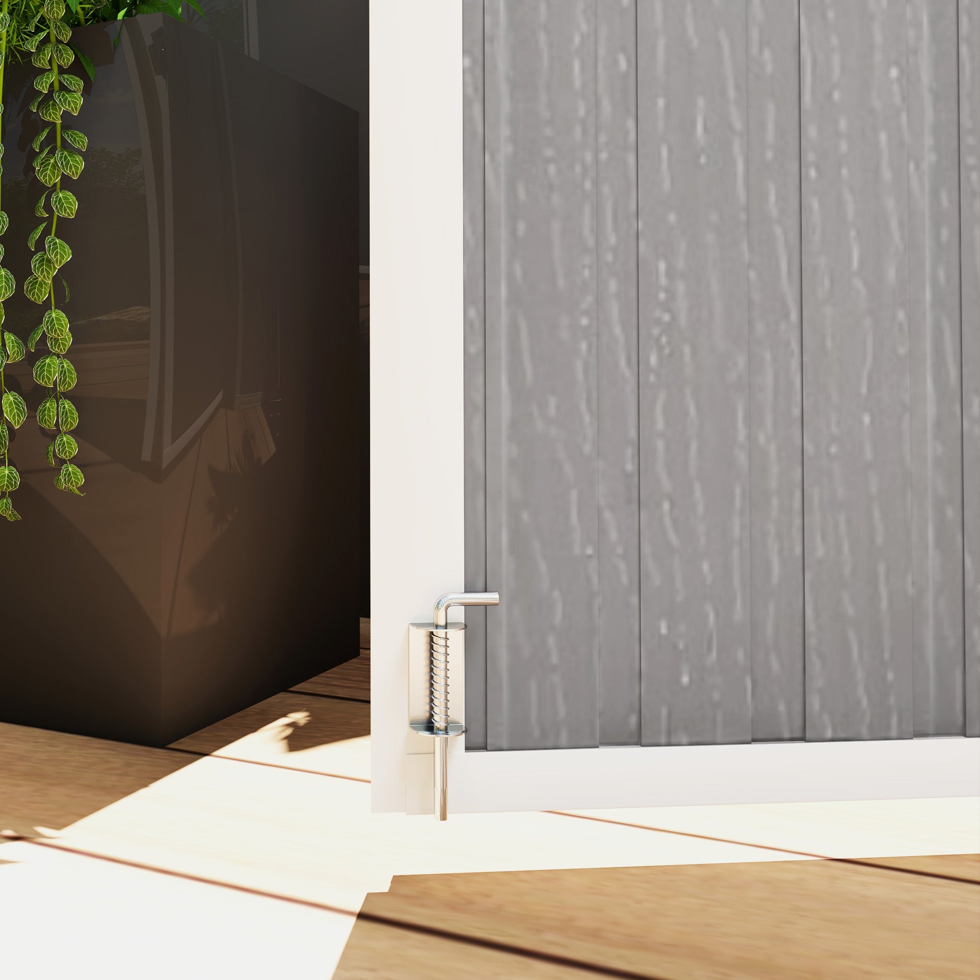 4.7 x 2.5FT Garden Shed, Double Bin Storage Shed with Lockable Doors, Outdoor Small Shed with Openable Lid for 2 Trash Cans, Garden Tools Outsunny