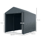2.2 x 1.6 m Outdoor Storage Tent, with Accessories