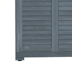39.5 x 79cm Fir Wood Garden Shed Outsunny