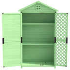 Weatherproof Fir Wood Tool House with Ventilation, Stable Construction, Outdoor Wood Garden Storage Shed, 90L x 56.5W x 175.5H cm AU Store