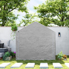 2 x 2m Garden Fabric Storage Tent - Grey