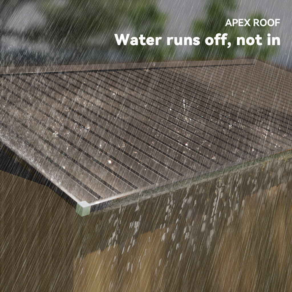 13 x 11ft Metal Garden Shed, Outdoor Storage Tool House with Ventilation Slots, Foundation Kit and Lockable Double Doors