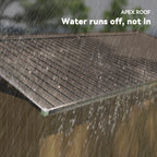 13 x 11ft Metal Garden Shed, Outdoor Storage Tool House with Ventilation Slots, Foundation Kit and Lockable Double Doors