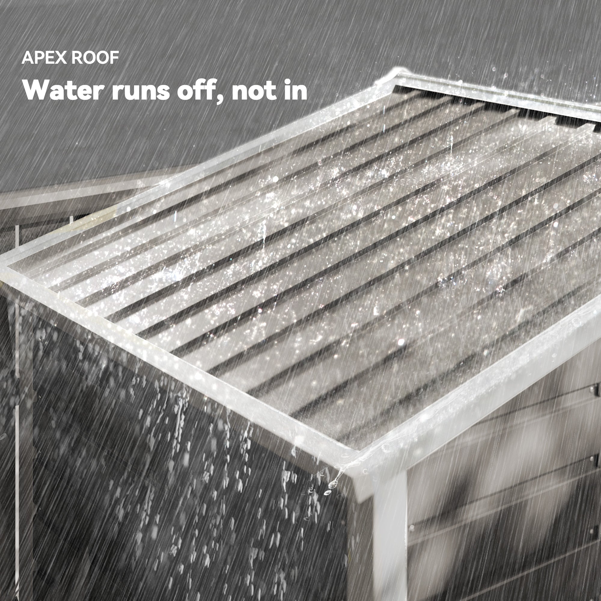 7 x 4ft Garden Shed, Easy to Assemble, Upgraded Galvanised Steel Frame with Foundation Kit, Double Doors with Lock, Outdoor Metal Shed with Vents and Gloves, Garden Storage Shed Outsunny