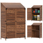 103.5 x 59 cm Wooden Garden Shed