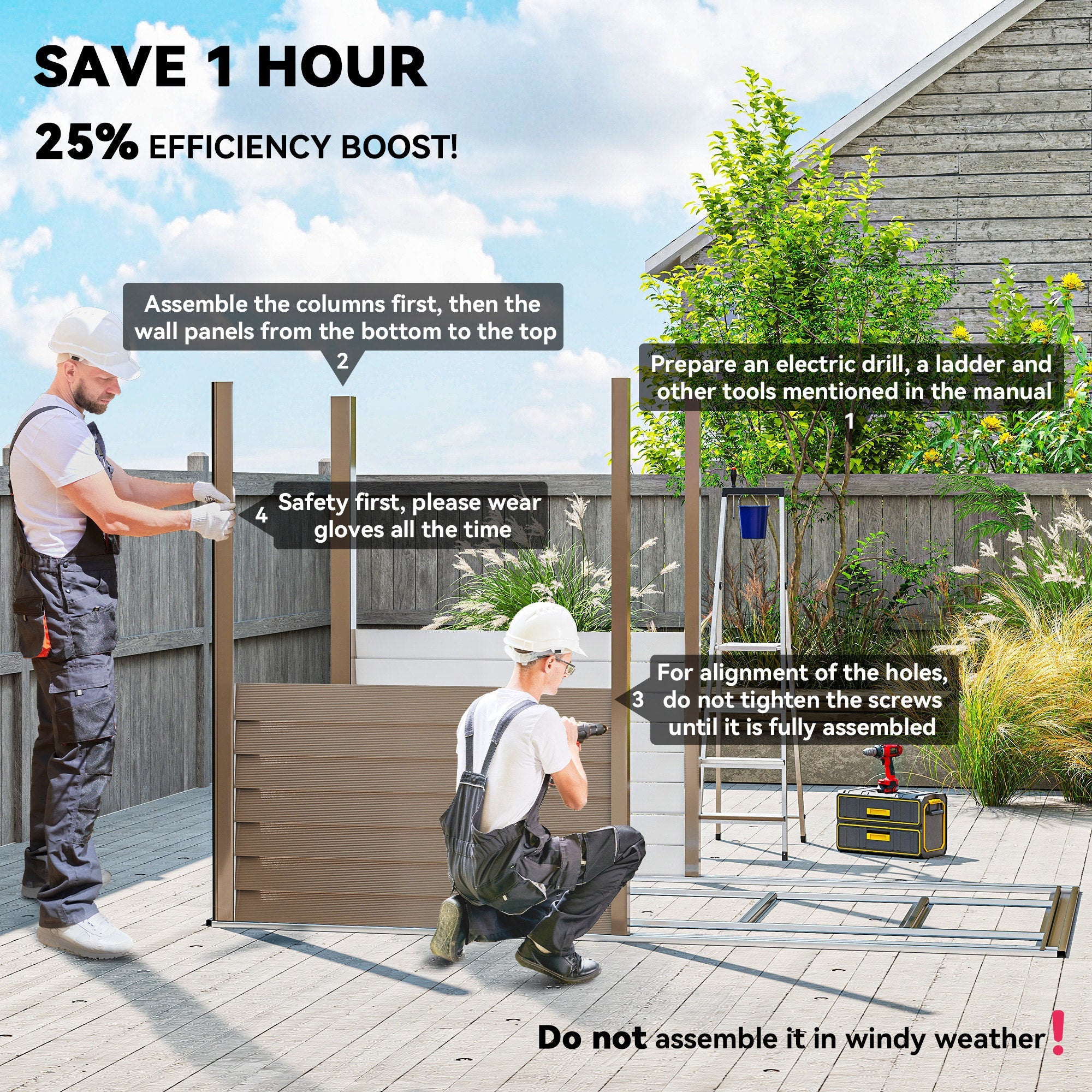 5 x 9ft Galvanised Metal Garden Shed with Foundation Kit, Outdoor Lean-to Shed, Tool Storage House with Lockable Doors, Gloves and 2 Air Vents for Patio Outsunny