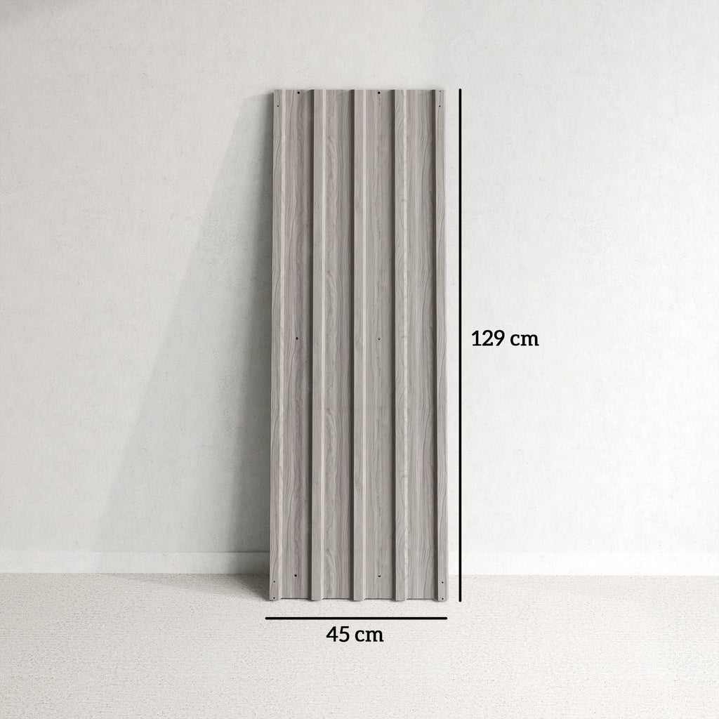 Set of 12 Corrugated Steel Roof Sheet Panels Wood Effect Outsunny