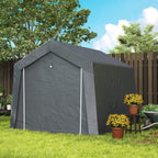 3.6 x 2.1m Portable Outdoor Shed, with Window Outsunny