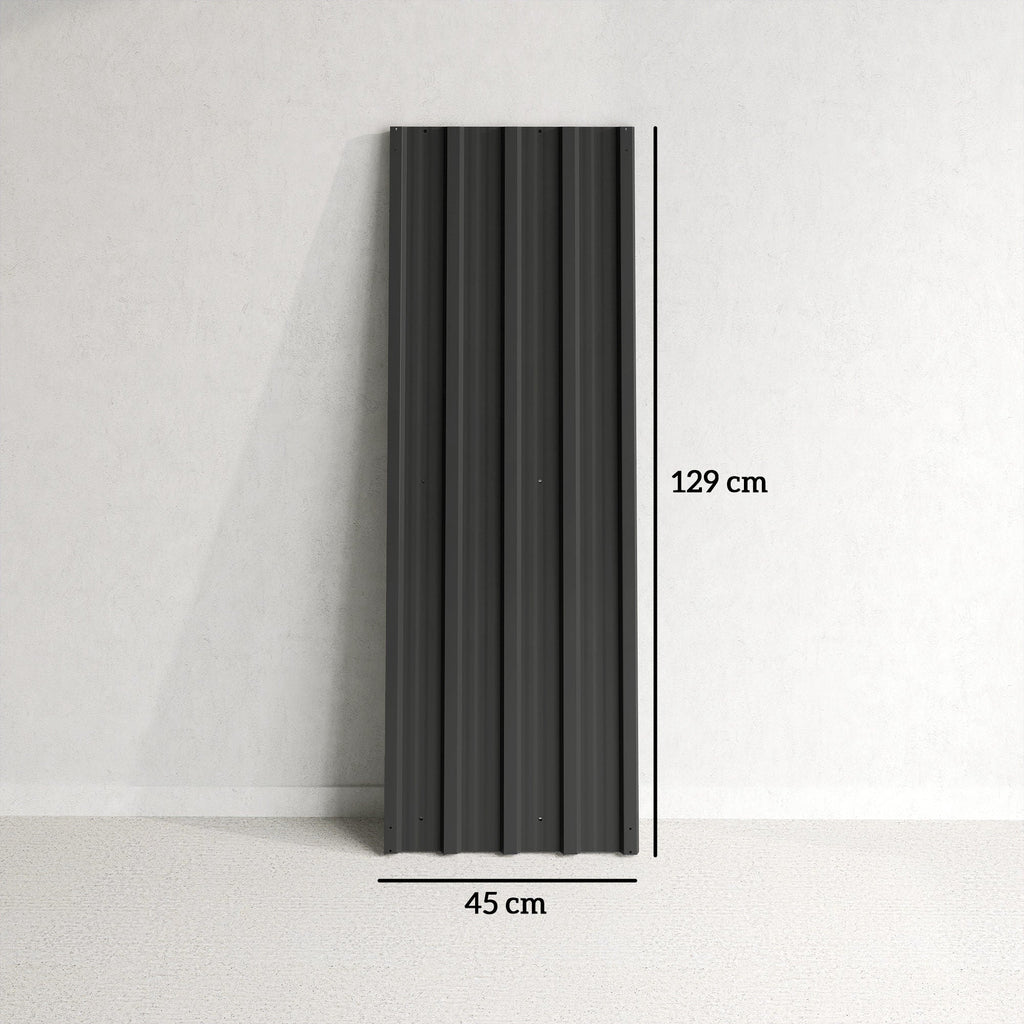 Set of 12 Corrugated Steel Roof Sheet Panels Outsunny