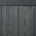 Garden Shed 4-Tier Wooden Garden Outdoor Shed 3 Shelves Utility Gardener Cabinet Lockable 2 Doors Outsunny