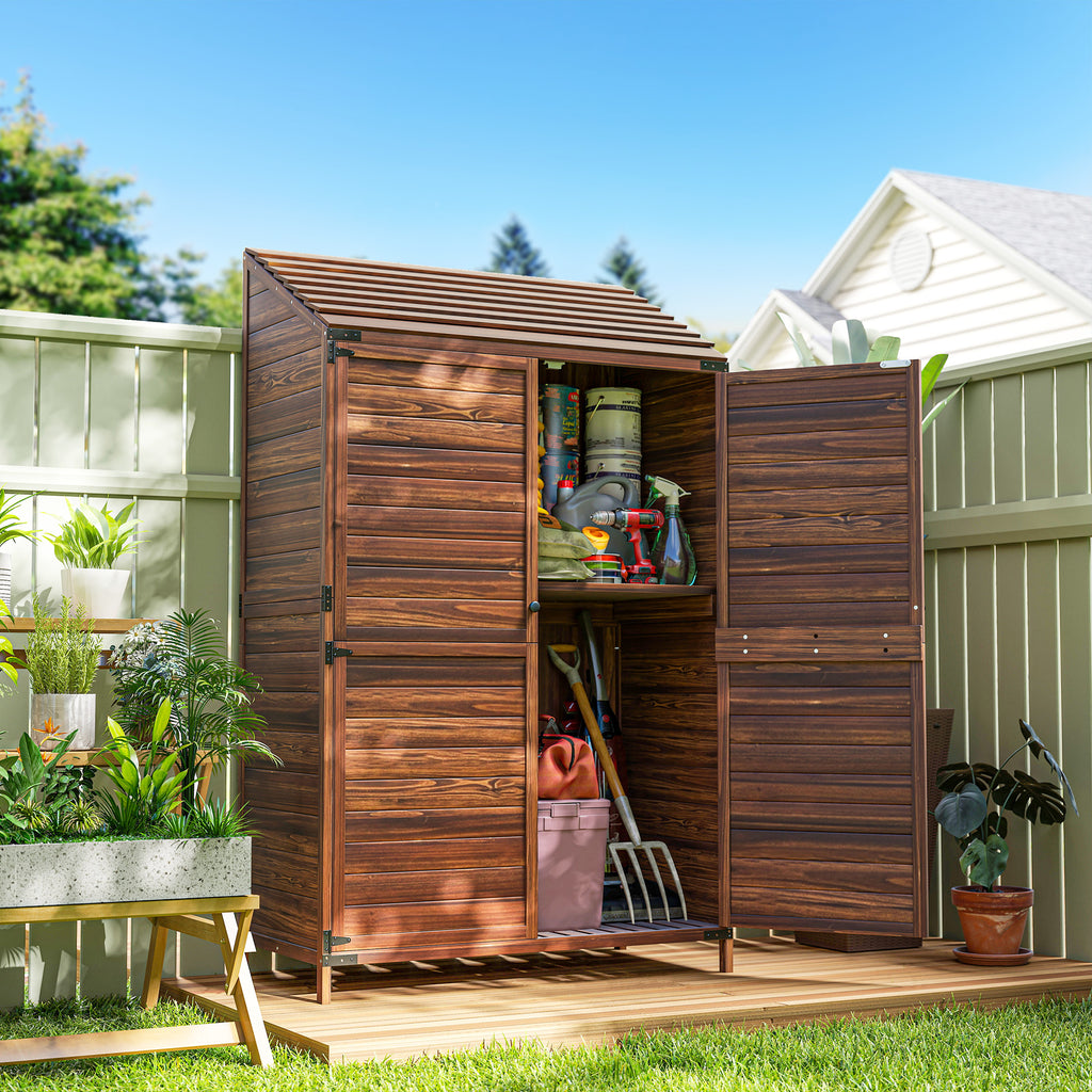 103.5 x 59 cm Wooden Garden Shed