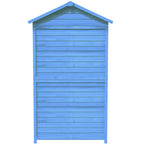 Outdoor Wooden Storage Shed with Ventilation Slots, Weatherproof Roof, Fir Wood Tool House for Garden, Backyard, 90L x 56.5W x 175.5H cm AU Store