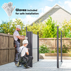 5.3 x 8.5ft Galvanised Steel Garden Shed, Metal Shed with Roof Windows, Leakage Holes and Lockable Wide Door for Outdoor Patio Tool Storage Outsunny