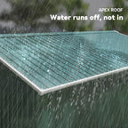 12.5 x 11.1ft Steel Sliding Door Storage Shed