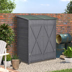 139 x 75 Fir Wood Garden Shed, with Asphalt Roof