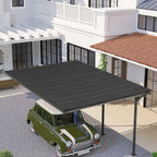 Set of 12 Corrugated Steel Roof Sheet Panels Outsunny