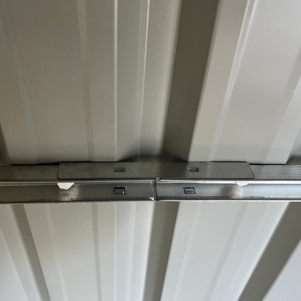 14 x 8ft Outdoor Garden Metal Storage Shed with Lockable Door, Tool Storage Box for Garden, Patio and Lawn, Grey