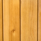 139 x 75 Fir Wood Garden Shed, with Asphalt Roof - Natural