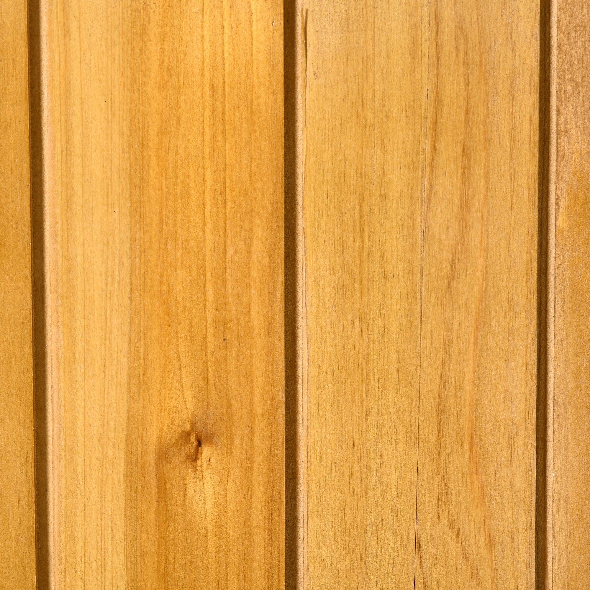 139 x 75 Fir Wood Garden Shed, with Asphalt Roof - Natural