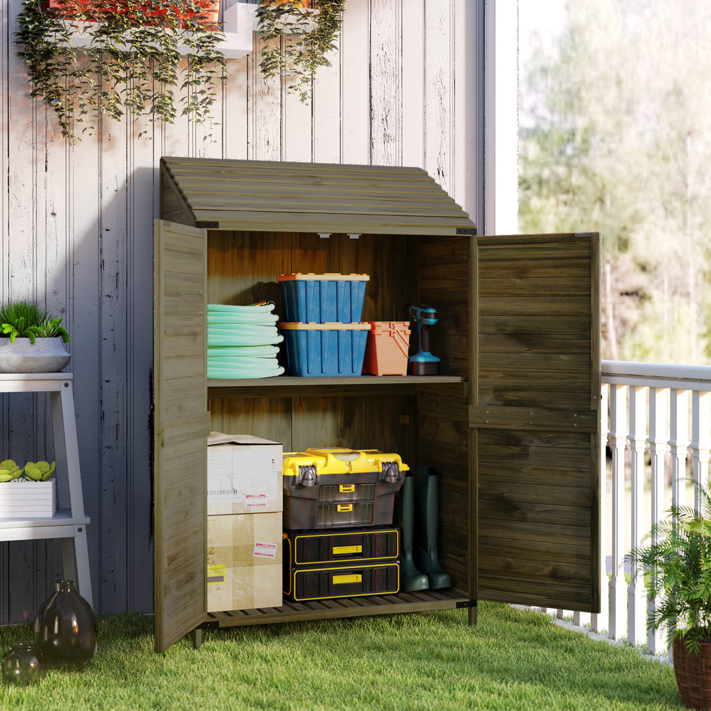 103.5 x 59 cm Wooden Garden Shed