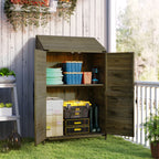 103.5 x 59 cm Wooden Garden Shed
