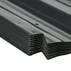 Set of 12 Corrugated Steel Roof Sheet Panels Outsunny