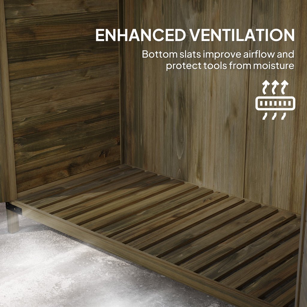 103.5 x 59 cm Wooden Garden Shed