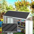 Set of 12 Corrugated Steel Roof Sheet Panels Outsunny