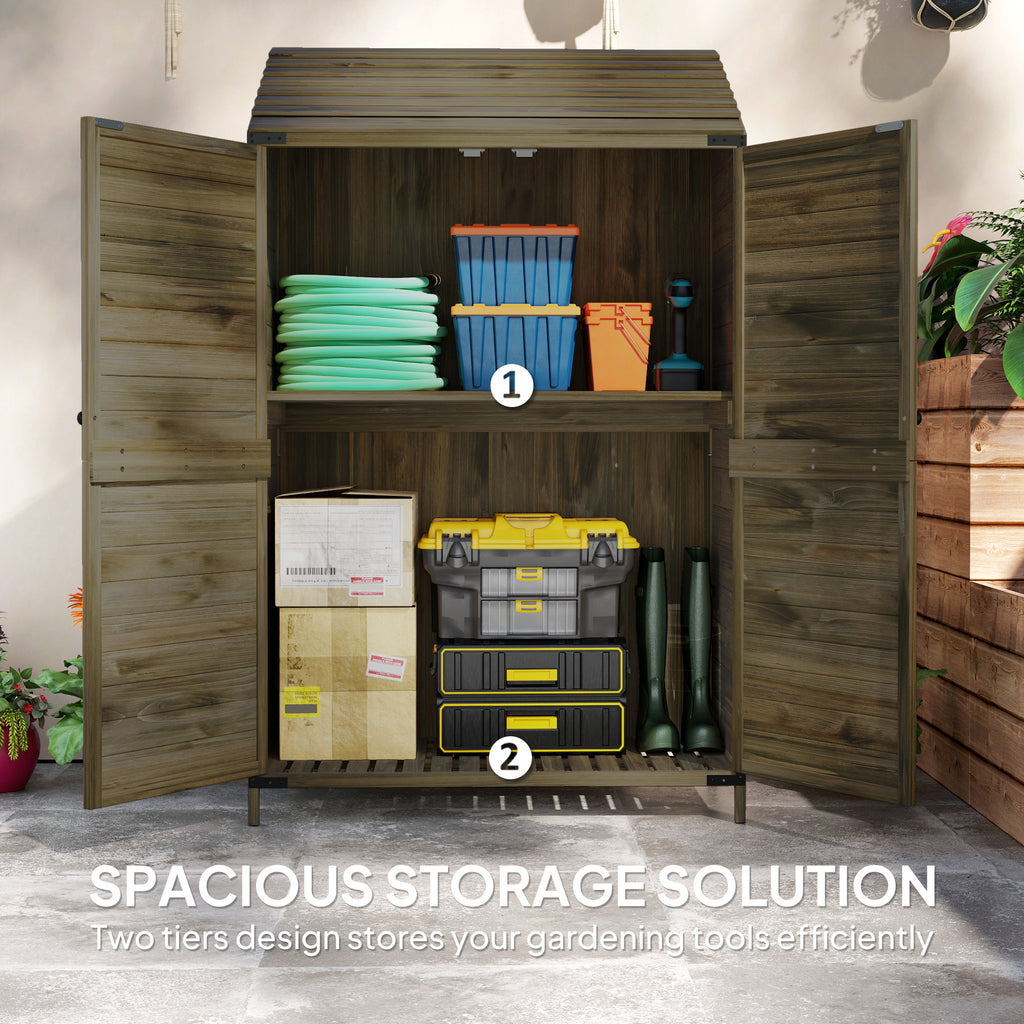 103.5 x 59 cm Wooden Garden Shed