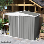 Set of 12 Corrugated Steel Roof Sheet Panels Outsunny