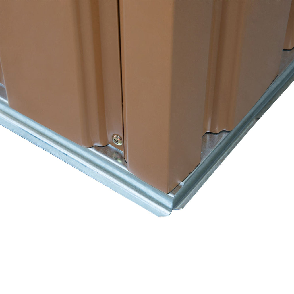 7 x 4ft Lockable Metal Garden Tool Storage Shed, Outdoor Storage Shed with Foundation and vents Outsunny