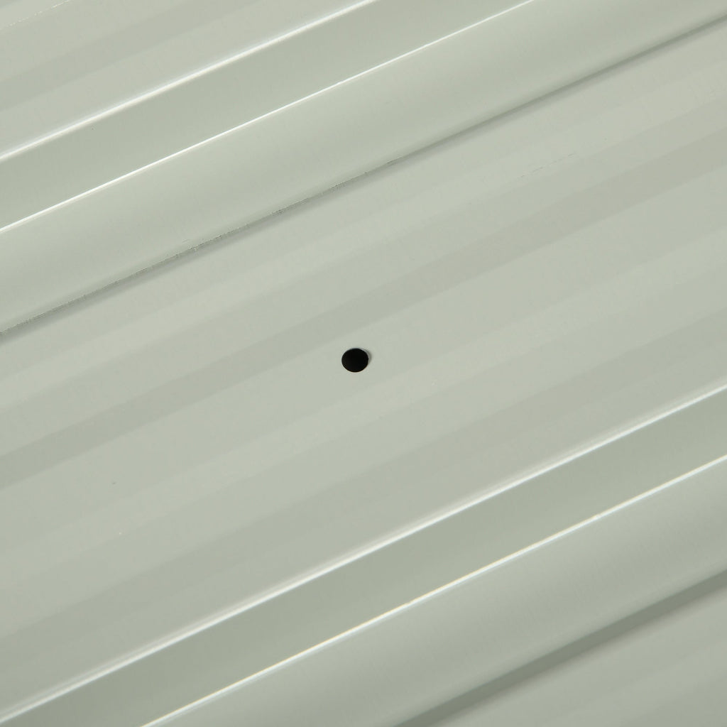 Set of 12 Corrugated Steel Roof Sheet Panels Outsunny
