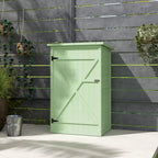 Wooden Small Shed, Garden Storage Shed with Shelves and Bolt Latch, 75L x 56W x115H cm Outsunny
